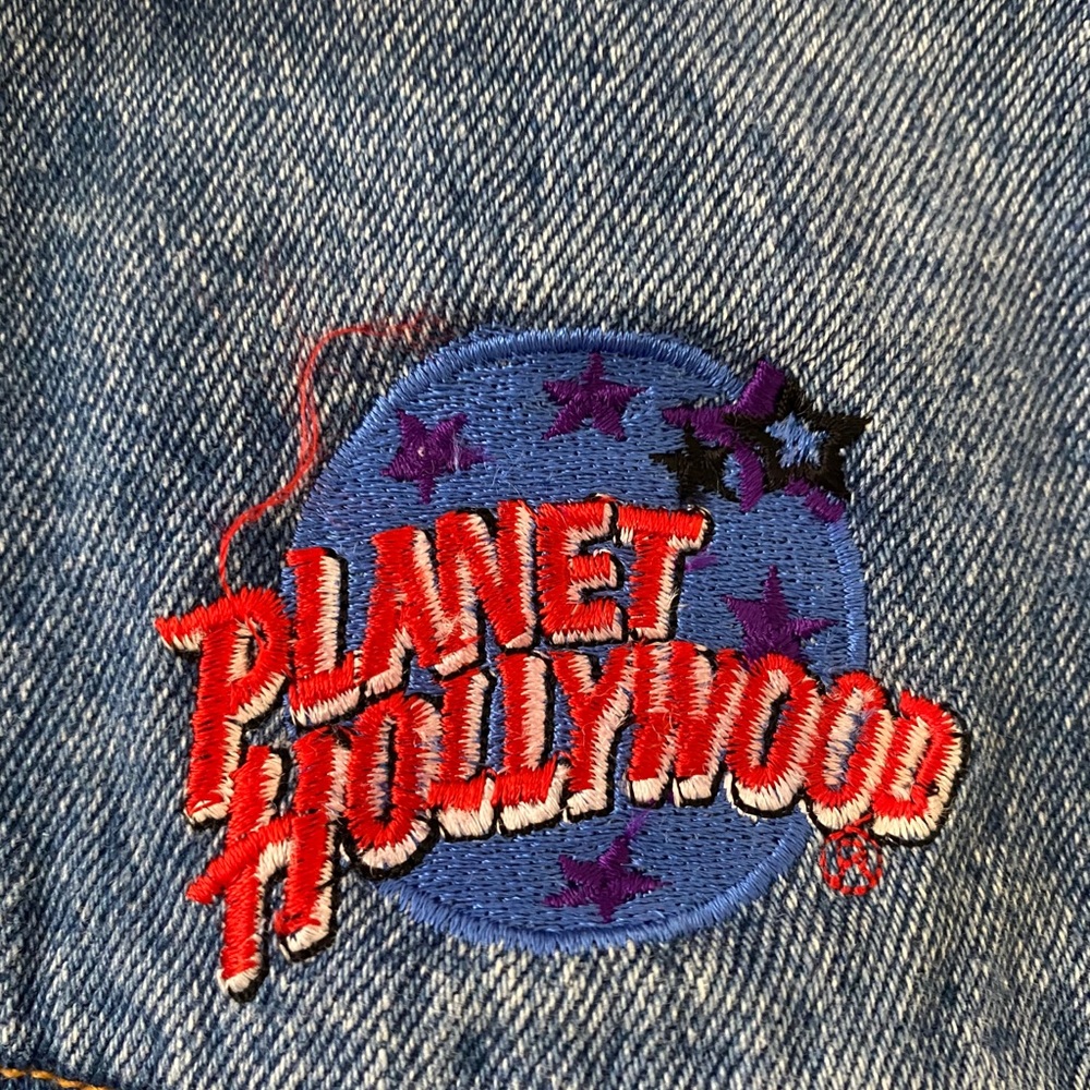 Vintage Planet Hollywood Lake Tahoe Denim Jacket - Picture 9 of 12